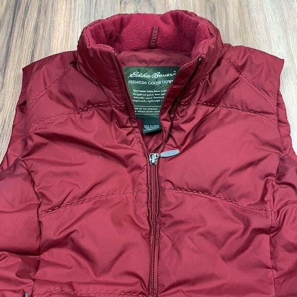 VTG Eddie Bauer Goose Down Quilted Puffer Vest. S - Picture 4 of 10